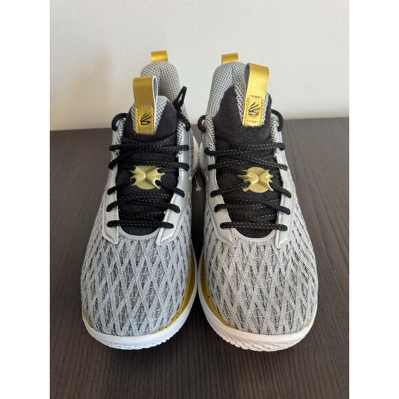 Under Armour Curry X Father to Son Young Wolf Grey GOLD 11.5 Men’s Shoes Sneaker - Picture 6 of 12